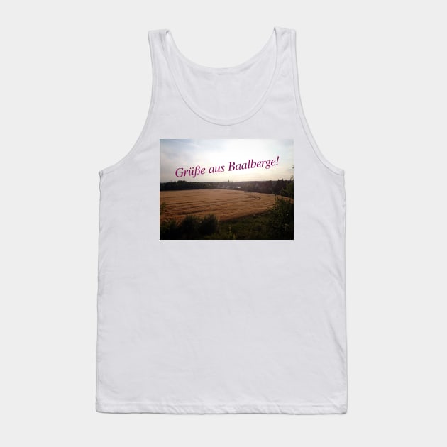 Greetings from Baalberge Tank Top by Gourmetkater